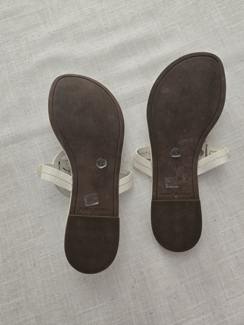 Tory Burch Cream Miller Sandals - Picture 5 of 5